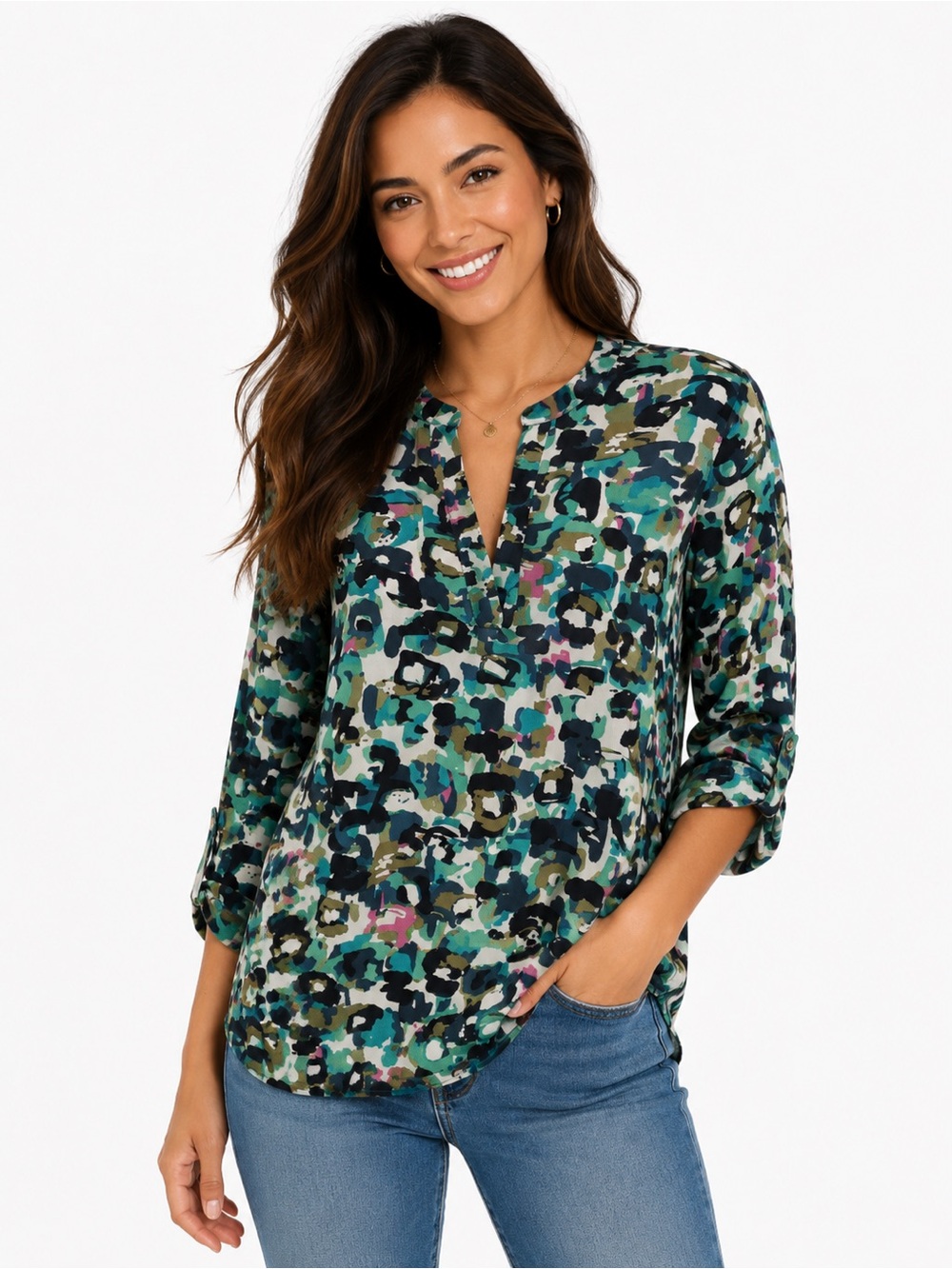 Collective Concepts blouse, Long sleeves, size M, NWOT